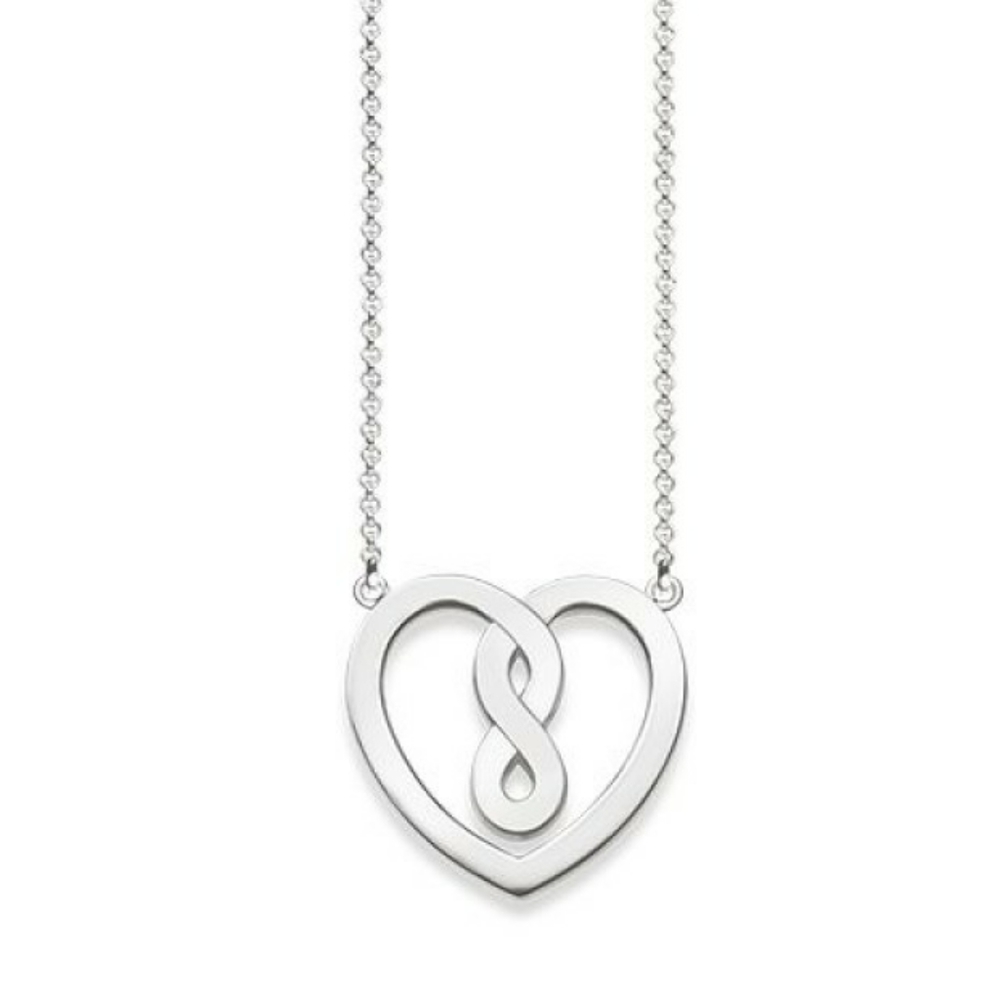 Thomas Sabo 925 Silver Infinity Heart Necklace